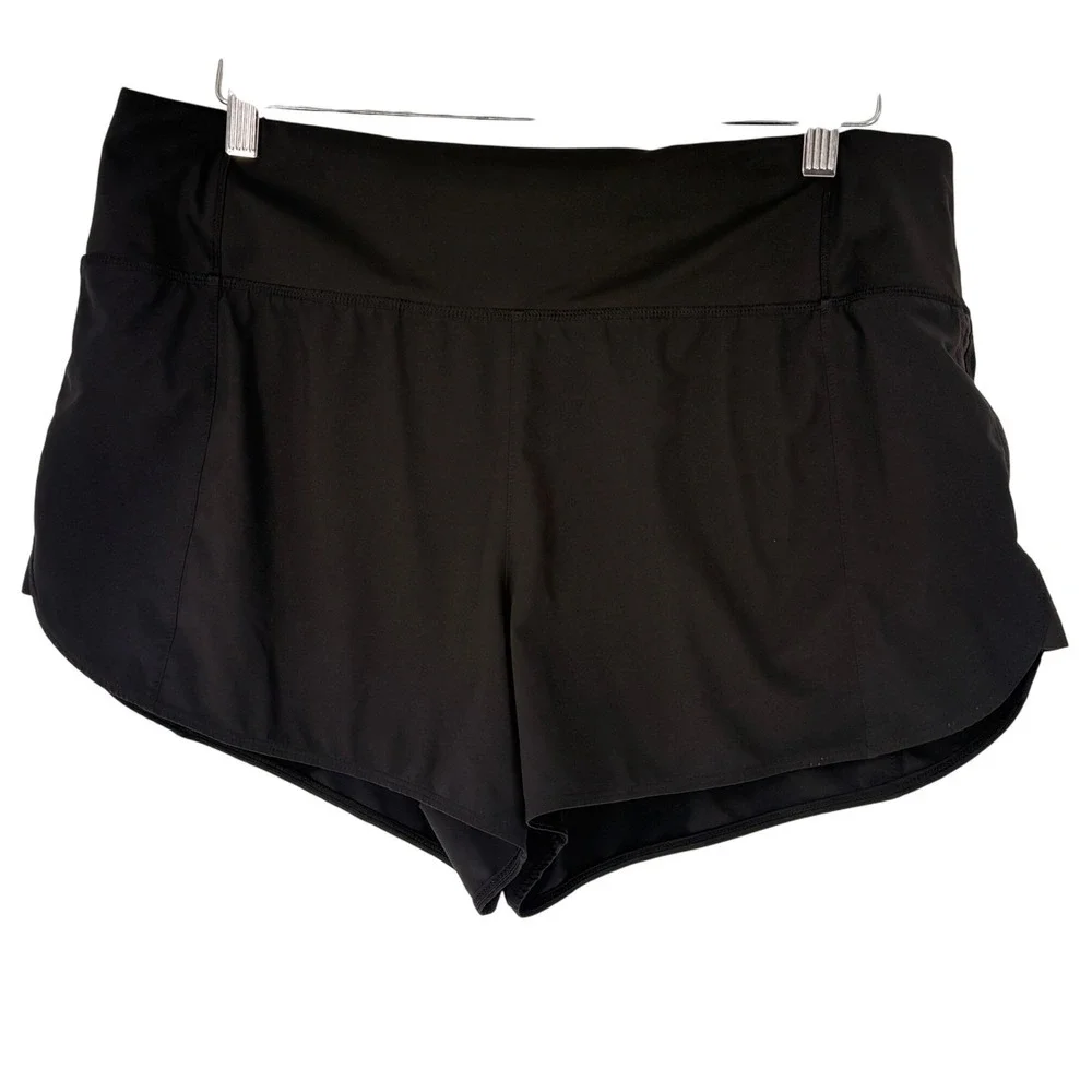 Athleta Women's Running Shorts Black Athletic Workout Training Gym‎